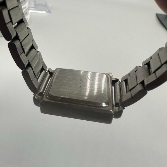 3/$30 J Jill Watch Women Silver Tone Roman Dial Rectangle Case Quartz 7.25" - Picture 7 of 11